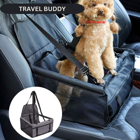 "Travel Buddy: Premium Pet Car Seat Cover"